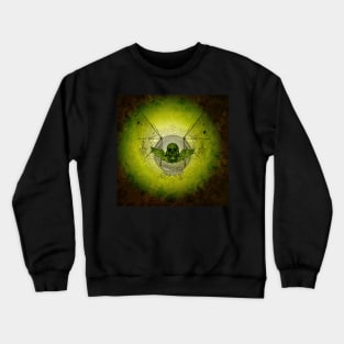 Awesome  creepy skull with wings Crewneck Sweatshirt